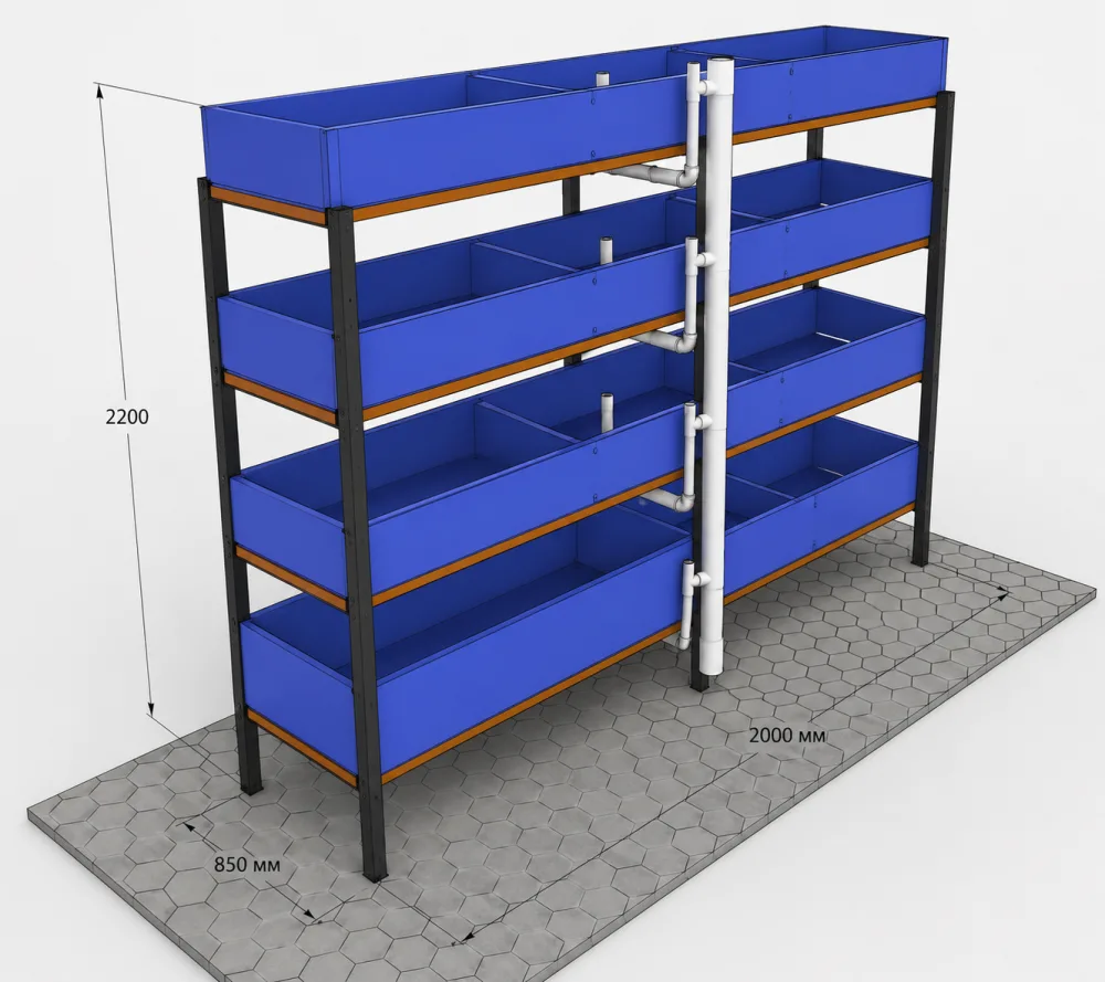 Модуль для выращивания рака